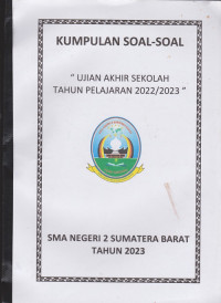 Image of Kumpulan Soal Ujian Akhir Sekolah Kelas XII TP 2022/2023
